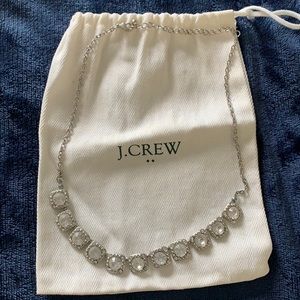 Jcrew statement gem stud necklace